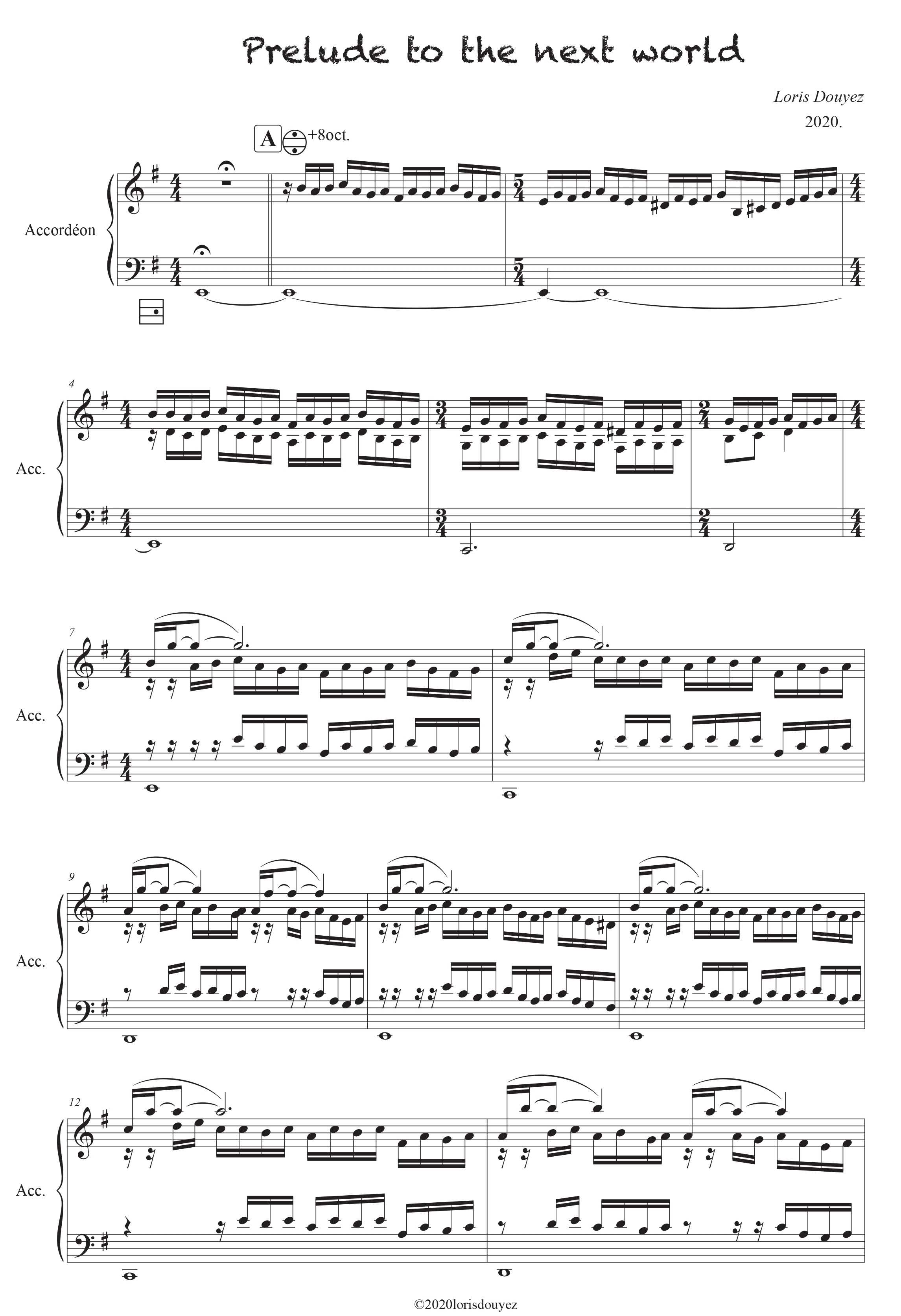 Loris Douyez - Prelude to the next world